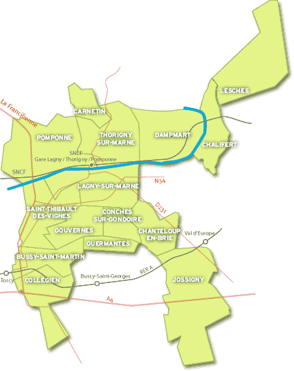 Plan marne et gondoire